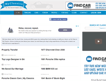 Tablet Screenshot of myclassics.co.za